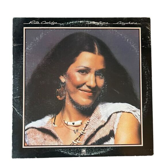 RITA COOLIDGE - ANYTIME…ANYWHERE 1977 SOUL LP A&M RECORDS VINYL RECORD - Picture 2 of 5